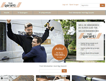 Tablet Screenshot of byggaranti.dk